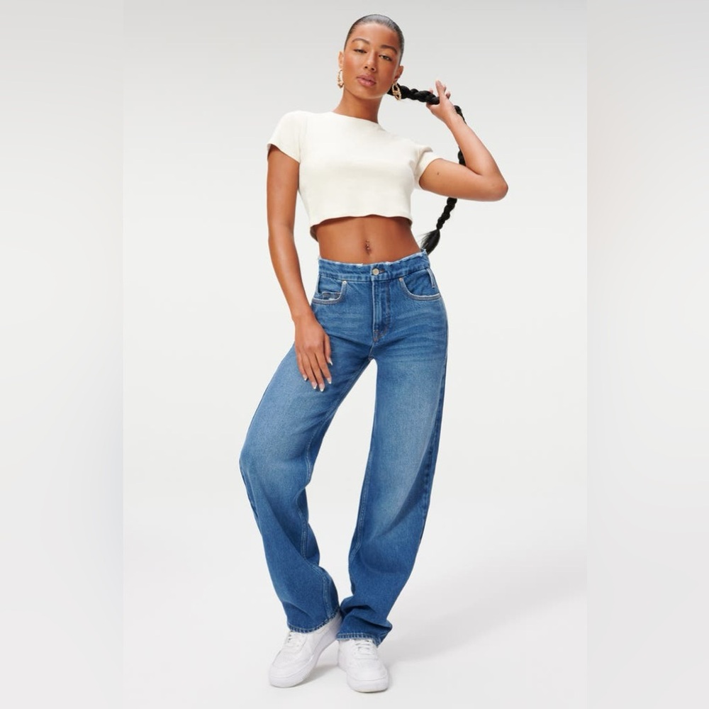 Good American Good '90s Lowered Belt Loop Jeans size 4/27